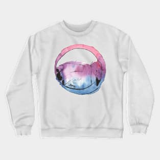 Genderfluid Watercolour Flamingo | Pride Birds Crewneck Sweatshirt